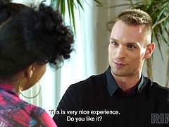 Noire, Brunette brune, Plantureuse, Hd, Interracial, Seins naturels, Lécher le sphincter, Adolescente