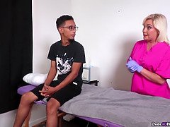 ブロンド, イく瞬間, 手コキする, 熟年, 淫乱熟女, 母, 妊娠, オッパイの