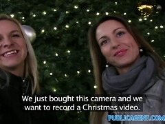 Enthousiasteling, Grote kont, Tsjechisch, Buiten, Gezichtspunt, Openbaar, Realiteit, Tieten likken