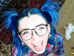 Amateur, Mamada, Compilación, Corridas faciales, Gafas, Colegiala, Adolescente, Uniforme