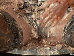 Crêpage de chignons, Nourriture, Satin, Mouillée