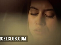 Pijpbeurt, Bruinharig, Hondjeshouding, Harig, Ondergoed, Kousen, Trio, Vrouw