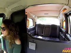 Inked up milf has her muddy way with a masculine stripper - female faux cab