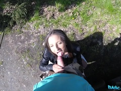 Amateur, Mamada, Estilo perrito, Corridas faciales, Pajear, Al aire libre, Pov, Público