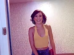 ベッドルーム, デカ尻, フェラチオ, 口内発射, バック, Hd, なめる, 淫乱熟女