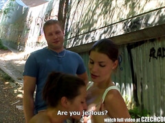 素人, チェコ, 自家製, お金, アウトドア, ハメ撮り, 現実, ティーン