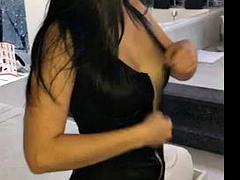 美女, デカチン, フェラチオ, 茶髪の, イく瞬間, 黒人, ラティーナ, ティーン