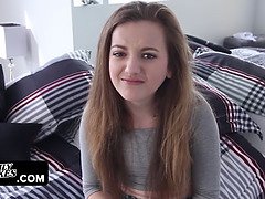 Blond, Pijpbeurt, Sperma, Sperma shot, Hd, Orgasme, Schreeuwen, Tieten likken