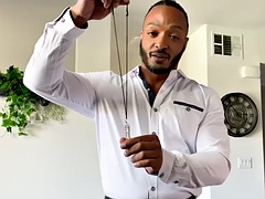 In den arsch, Schwarz, Paar, Schwarz, Schwul, Interrassisch, Piercing, Pov