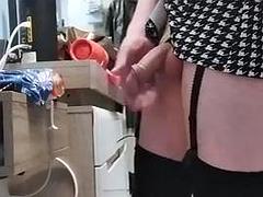 素人, 女装男装, ハードコア, オナニー, 熟年, 磨き, 一人, おもちゃ