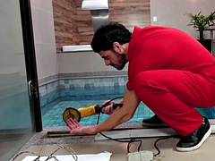 Cumming Inside Beautiful TS Nurse Cristal Furlan