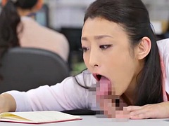 Азиатки, Минет, Семяизвержение, Фетиш, Ласковые ручки, Японки, На публике, Секретарша