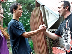 Incroyable, Cul, Blonde, Sucer une bite, Cocu, Fétiche, Rasée, Adolescente