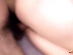 Asiatique, Sucer une bite, Brunette brune, Éjaculation interne, Hard, Hd, Nue, Nénés