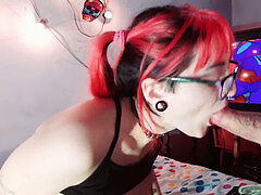 Sucer une bite, Tir de sperme, Masturbation, Adolescente