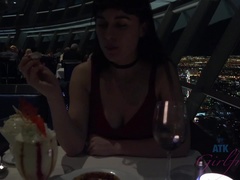 Cuarto de baño, Negro, Morena, Sucio, Peludo, Bragas, Coño, Tatuaje