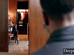 Blasen, Kehlenfick, Flotter vierer, Gruppe, Handjob, Hd, Interrassisch, Rotschopf