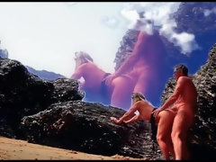 Leie, Strand, Blondine, Gehörnter ehemann, Reif, Im freien, Realität, Swingers