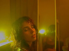 Enthousiasteling, Arabisch, Lieveling, Grote mammen, Bruinharig, Dubbele penetratie, Alleen, Tiener