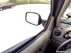 素人, フェラチオ, 車, ラティーナ, ハメ撮り, 馬乗り, 剃毛, ティーン