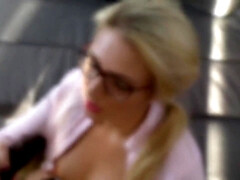 Anal, Gros cul, Gros seins, Blonde, Sucer une bite, Fétiche, Doigter, Interracial