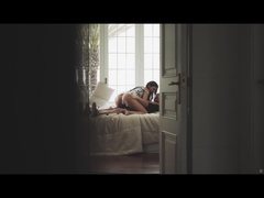 Bikini, Noire, Sucer une bite, Robe, Faciale, Embrassement, Mamelons, Culottes ou slips