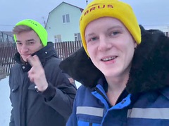 Leie, In den arsch, Grosser schwanz, Geschnappt, Schwul, Interrassisch, Küssen, Russisch