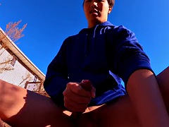 Slutty Twinks public piss and cum adventure vlog