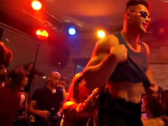 Real euro orgy babes pussyfucked on camera