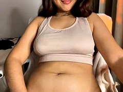 素人, 美人, デカパイ, 茶髪の, ラティーナ, オナニー, 一人, オッパイの