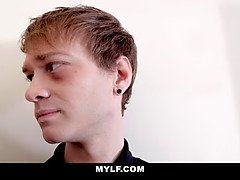 お尻, デカパイ, 茶髪の, エロ熟女, チン, Hd, シゴき, 母