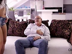 Braunhaarige, Tschechisch, Papi, Grossvater, Hd, Zierlich, Tätowierung, Jungendliche (18+)