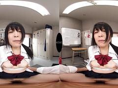 Aziatisch, Gek, Japaans, Naakt, Gezichtspunt, Kut duiken, Student, Tieten likken