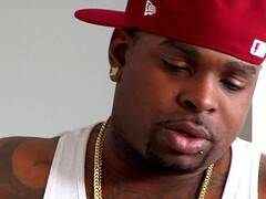 Katt Dylan Gets Long Dicked - black on black hardcore with cumshot