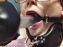 Blasen, Fesselspiele, Crossdresser, Dildo, Fetisch, Transfrau, Solo, Spielzeuge