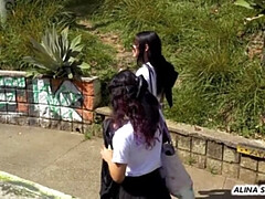 18 ans, Couple, Hd, Fille latino, Lesbienne, Chatte, Strapon, Adolescente