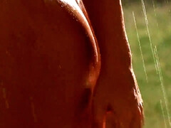 舐める尻, デカパイ, 巨乳な, バック, ハードコア, オマンコ, シャワー, オッパイの