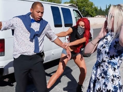 Grote kont, Biseksueel, Pijpbeurt, Handbeurt, Interraciaal, Zoenen, Likken, Kut duiken