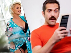 デカ尻, デカチン, デカパイ, ブロンド, フェラチオ, バック, 淫乱熟女, オッパイの