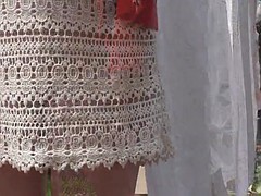 Любители, На природе, Под юбкой, Подглядывание, Жена