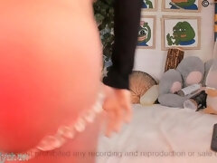 Mollyflwers' big tit cosplay fuck machine session