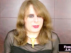 Femboy fledgling jacking in bedroom