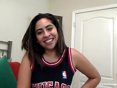 素人, デカパイ, フェラチオ, 茶髪の, カワイイ, 自家製, ラティーナ, ハメ撮り