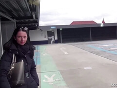 18 jaar, Enthousiasteling, Hardcore, Geld, Buiten, Klein, Tiener, Tieten likken