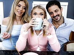 18, デカ尻, フェラチオ, バック, 女 人男 人, 自然山雀, ティーン, オッパイの