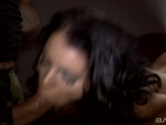 Lucy Belle Gets A Cloth Put Over Her Face before He cums on it