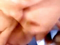 Leie, Grosser schwanz, Blasen, Britisch, Paar, Spermaladung, Schwanz, Hd