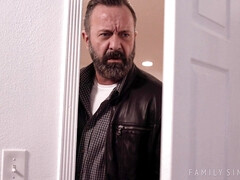 ベッドルーム, デカパイ, ブロンド, フェラチオ, 浮気者, 医者, バック, オッパイの