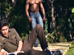 アナル, 黒人, イく瞬間, 黒人, ゲイ, ハードコア, ラティーナ