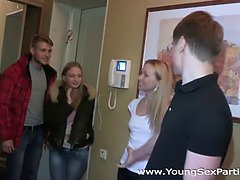 Stel, Kwartet, Groep, Hardcore, Orgie, Feest, Russisch, Tiener